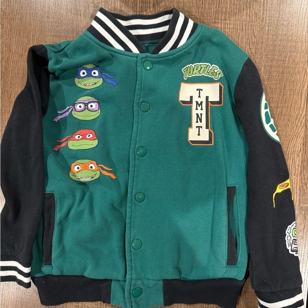 Nickelodeon Green and Black TMNT Jacket
